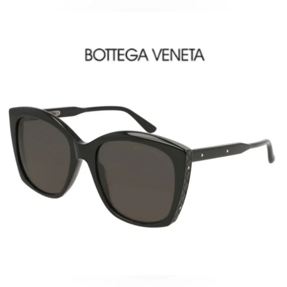 NEW Bottega Veneta BV0182S Sunglasses in Black, EXCELLENT! Retail $510